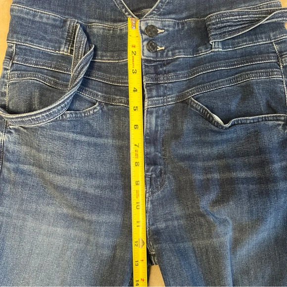 Mother Triple Stack Looker Hi Rise Tie Waist Stretch Skinny Jeans Size 31 - Picture 13 of 15